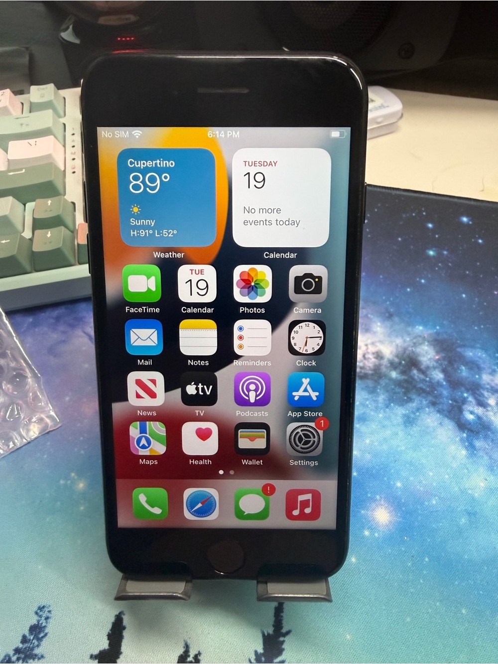Apple Iphone 7 32gb (unlocked) Black 9294